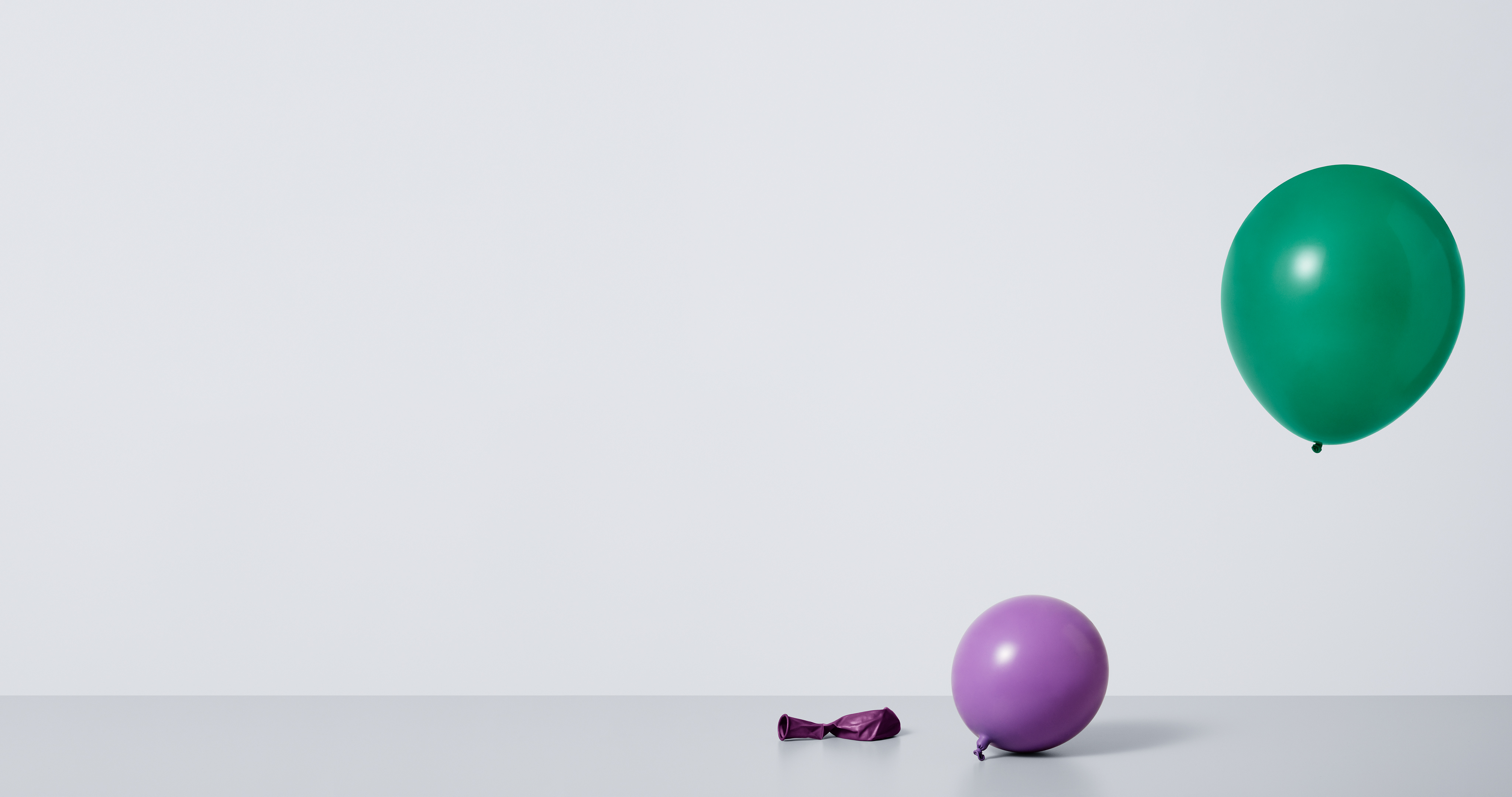 Tillväxt Två ballonger