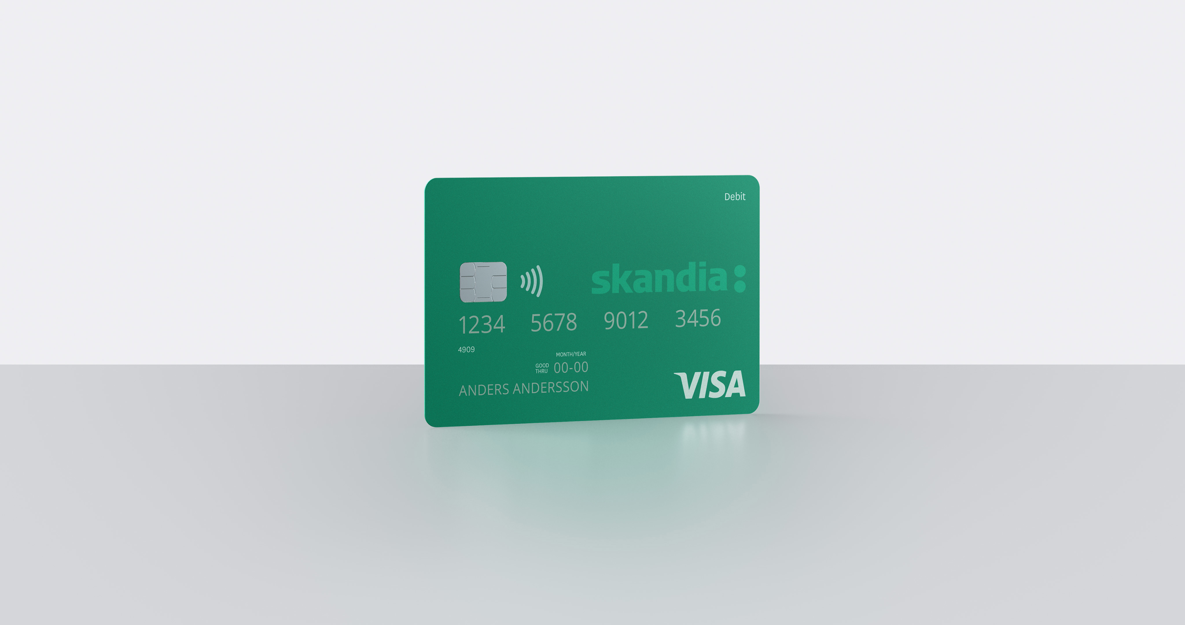 Grönt kort Betalkort Debit