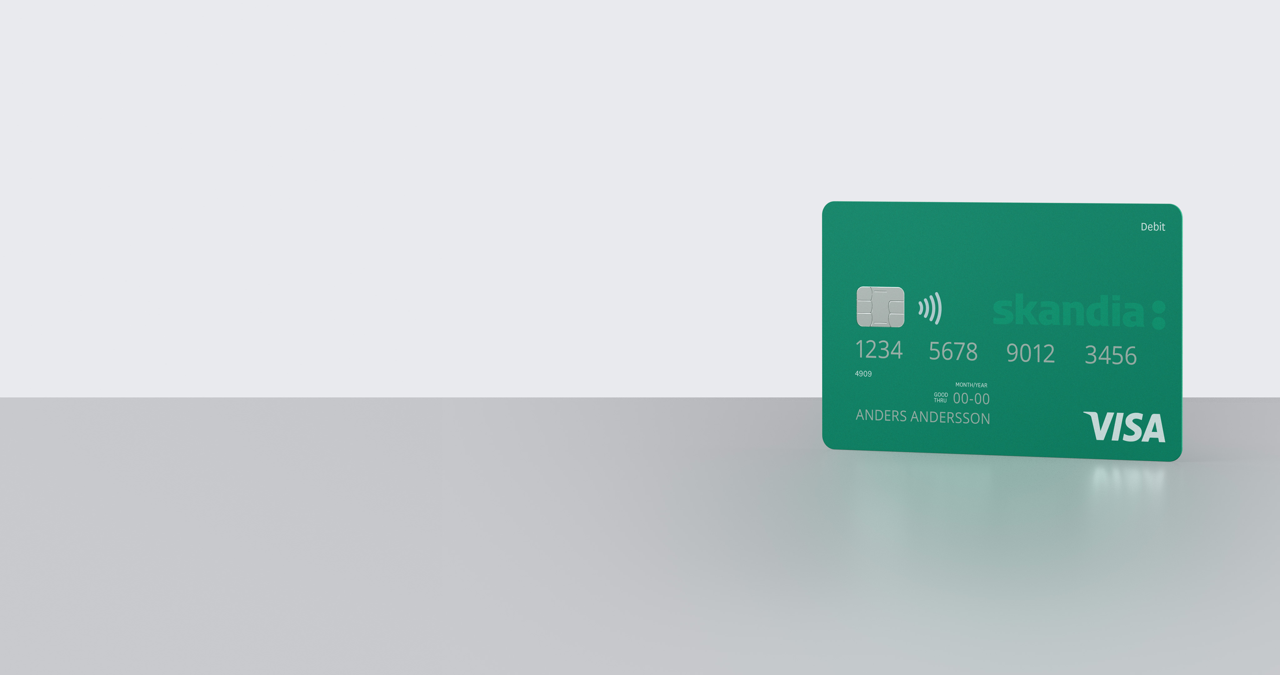 Grönt kort Betalkort Debit
