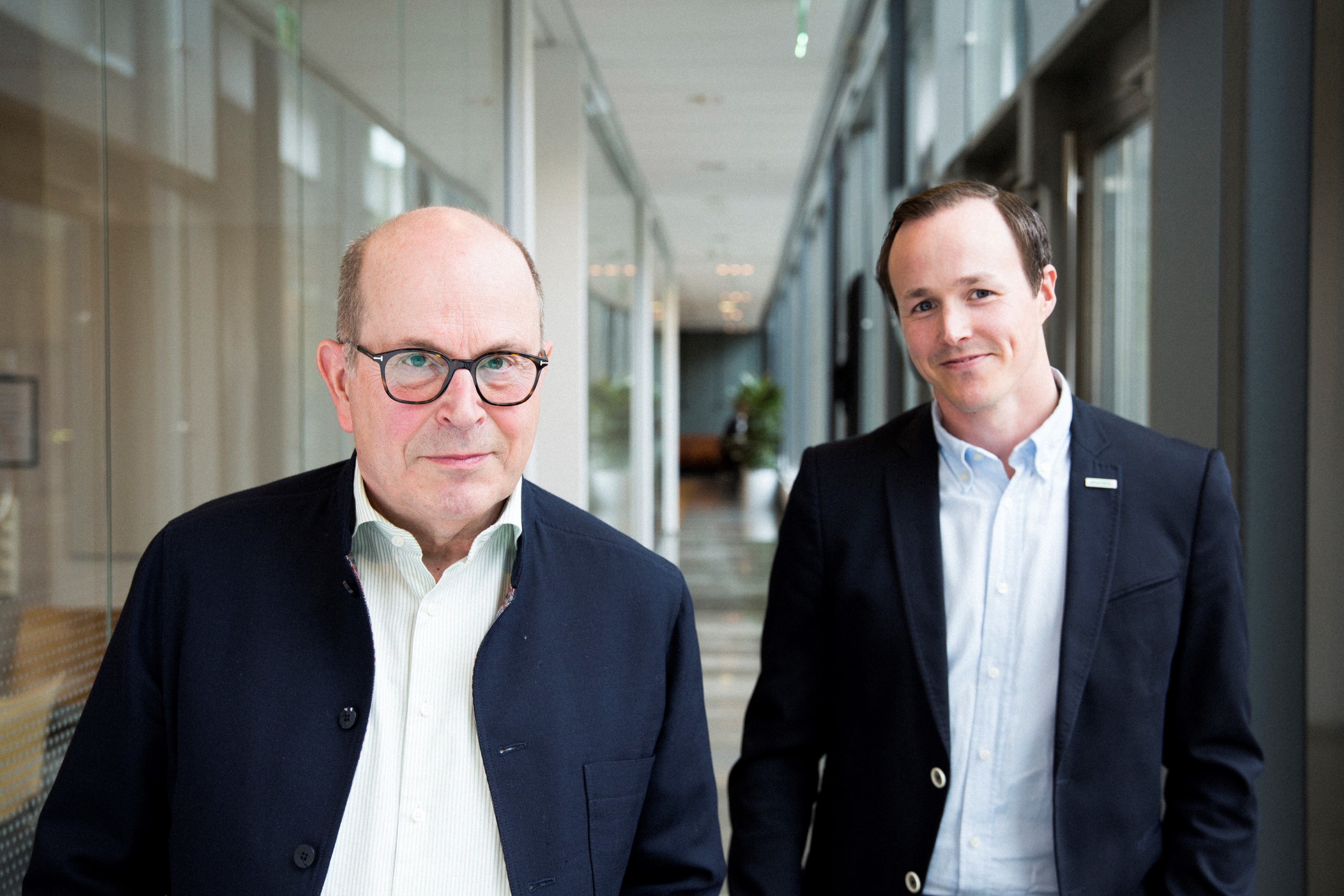 Mattias Munter, pensionsekonom Skandia, och Jan Scherman, News 55. Mattias Munter, pensionsekonom Skandia, och Jan Scherman, News 55.